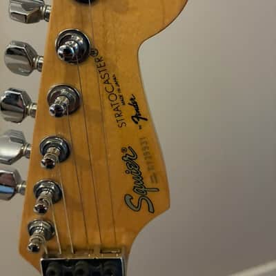 Squier MIJ Stratocaster  1987 - Black with HSC image 6