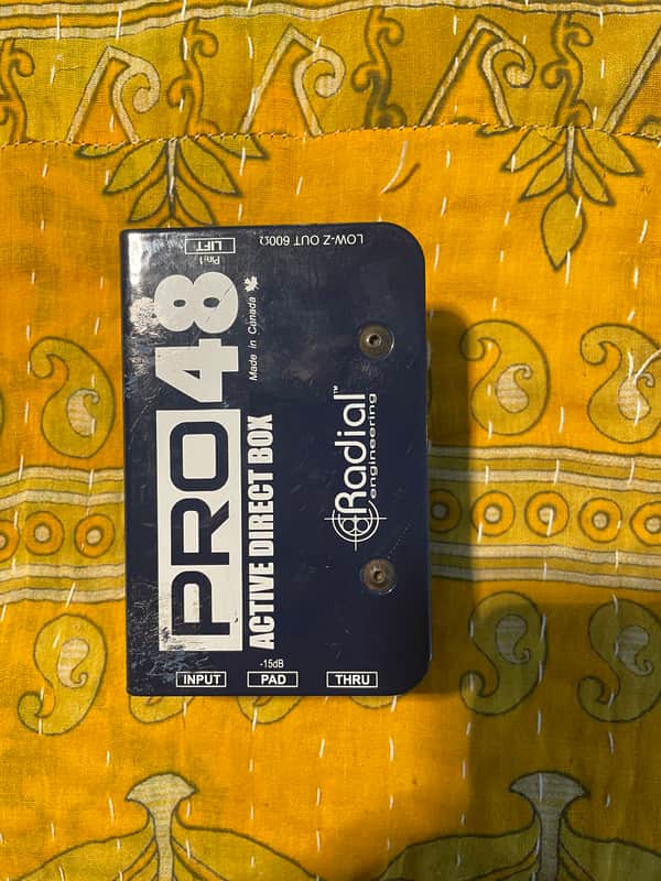 Radial Pro48 Active Direct Box 2015 - Blue image 1