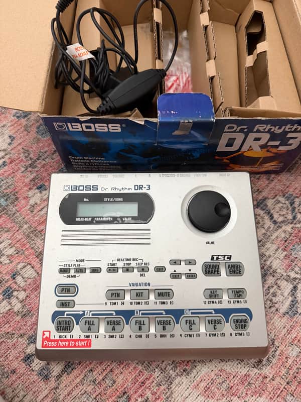 Boss DR-3 Dr. Rhythm 2003 - 2020 - Gray image 1