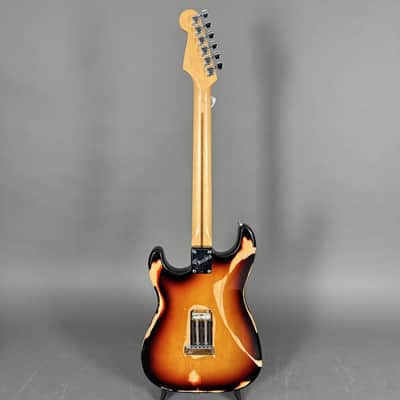 1991 Fender Stratocaster RW USA sunburst aged works fine case image 5