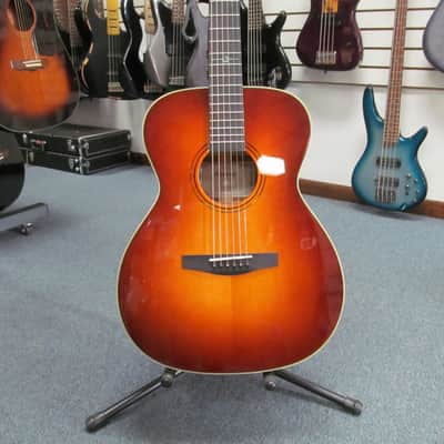 Alvarez LF60e Sunset Laureate Series Folk/OM Acoustic Electric Guitar - Sunset image 1