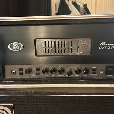 Ampeg SVT-2 PRO 300-Watt Rackmount Bass Amp Head 1999 - 2006 - Black image 1