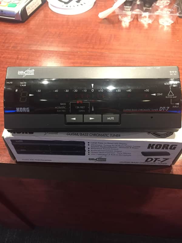 Korg DT-7 Guitar / Bass Chromatic Tuner image 1