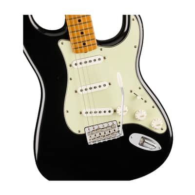 Fender Vintera II Road Worn '60s Stratocaster Electric Guitar with Maple Fingerboard and Vintage-Style Mid-’60s Pickups (Black) image 3