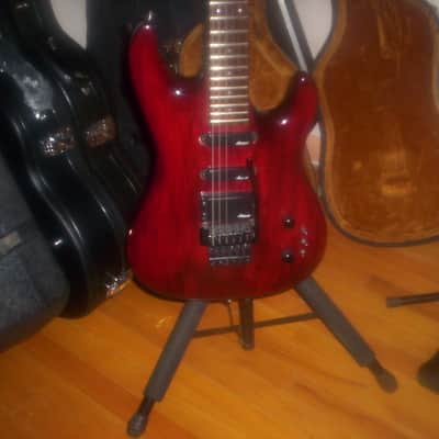 Vintage Aria Pro II / Case CT Series /Floyd Rose early 80's Red Mahogany image 1