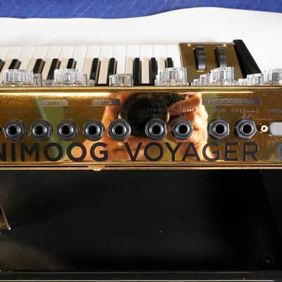 Moog Minimoog Voyager 10th Anniversary Gold Edition 44-Key Monophonic Synthesizer 2012 image 8