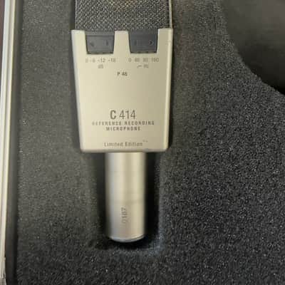 AKG C414 LTD Reference Recording Microphone 60th Anniversary Limited Edition 2007 - Platinum image 2