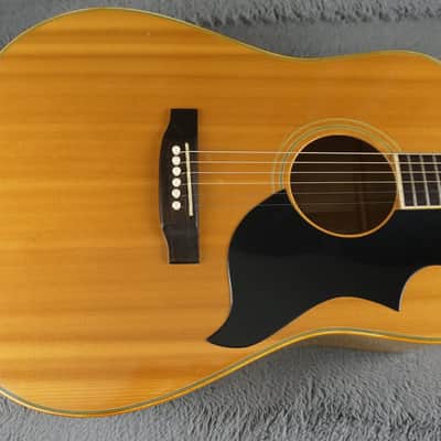 Pearl Folk Acoustic Guitar - Curly Maple - Japan Acoustic Guitar w/ Hard Case image 6