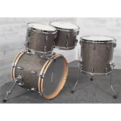 Used Gretsch Brooklyn 4pc Drum Set Twilight Glass - Very Good image 7