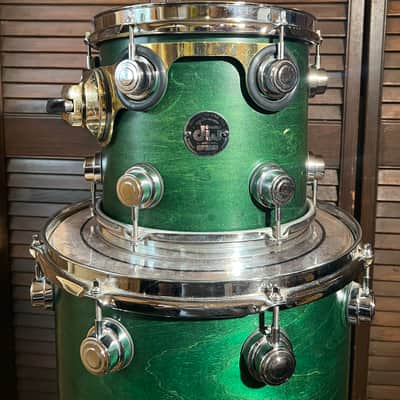 DW collectors series 3 piece bop kit satin emerald green image 2