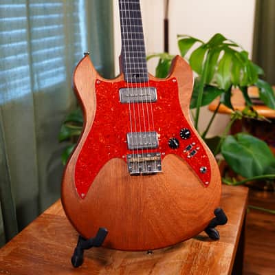 Moar Dolly 2025 Handmade Danish Boutique Guitar | Roasted Mahogany | Hand-Wound P90 & Mini Humbucker | Rare image 8