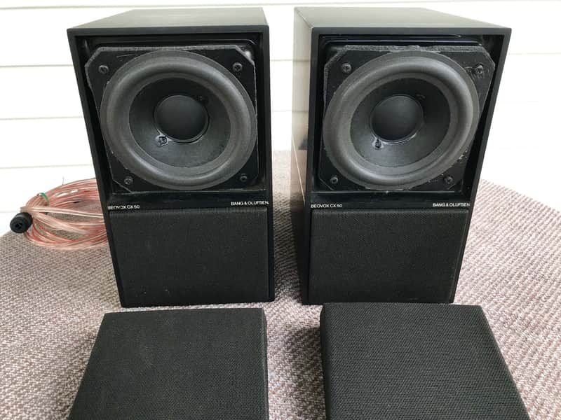 Bang & Olufsen Beovox CX50 Speakers Black Aluminum | Reverb