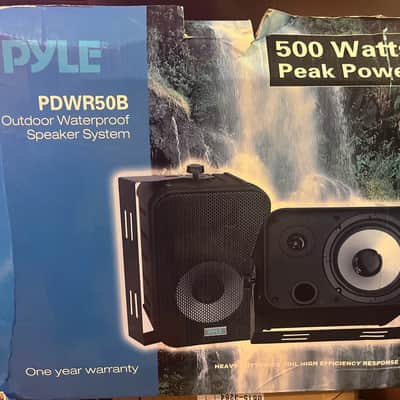 Pyle PDWR50B Home Dual Waterproof Outdoor Speaker System - Black image 8