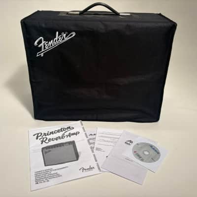 Fender '65 Princeton Reverb Reissue 12-Watt 1x10" Guitar Amp Combo Black image 4