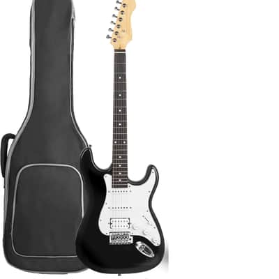 Electric Guitar Beginner Kit, Solid Body 39" Full Size Electric Guitar HSS Pick Up for Starter, with 10W Amp, Bag, Tuner, Capo, Strap, String,Cable, Picks image 1