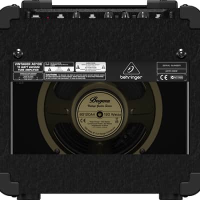 BEHRINGER AC108 15W Vintage-Style Tube Guitar Combo Amplifier with 12AX7 + Full Warranty image 5
