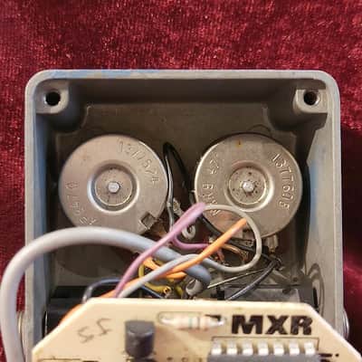 MXR VINTAGE Blue Box Script Logo '76 image 6