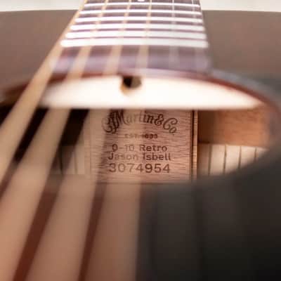 Martin 0-10E Retro Jason Isbell Acoustic/Electric Guitar - Dark Mahogany with Gig Bag image 16