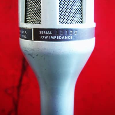 Vintage 1980's Shure SM59 dynamic cardioid microphone Low Z USA w mic clip & pouch SM58 SM54 SM53 image 11