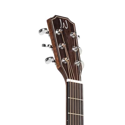 J.N GUITARS Cutaway Acoustic-electric Dreadnought Guitar With Solid Mahogany Top Dovern Series image 8