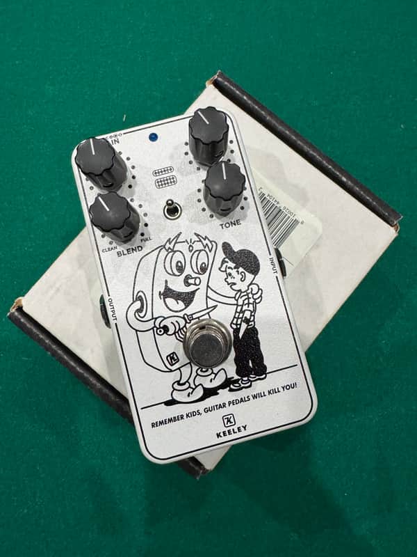 Keeley Custom Shop Edition Compressor Pedal 2015-2025 - White image 1