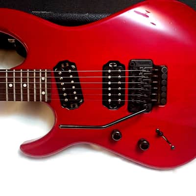 HAMER USA Diablo Left Handed in Transparent Cherry Red 1993 image 3