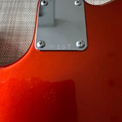 Grosh Guitars Custom T Pickup Configuration S-S-S, Late 90's, early 80's - candy apple rust image 14