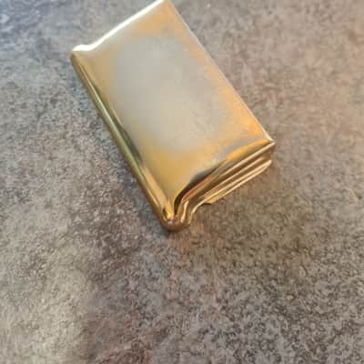 Vintage Fender Stratocaster bridge cover 1950s 1960s - gold Mary Kaye image 7