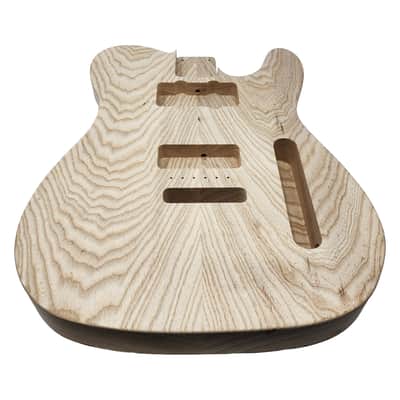 Carparelli Custom 2-Piece Swamp Ash T-Style Body, Hybrid Jazzmaster/P90/Strat - Un-Finished image 5