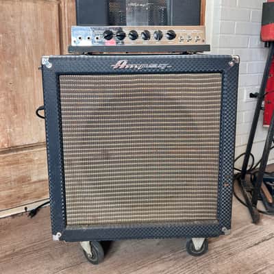 Ampeg B-15NC Portaflex 25-Watt 1x15" Bass Combo 1964 - 1965 - Checkered Blue Vinyl image 1