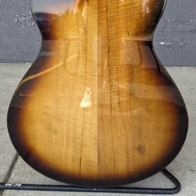 Breedlove Artista Pro Series Concerto CE Acoustic Electric Guitar, Burnt Amber image 7