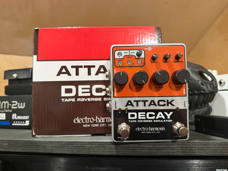 Electro-Harmonix Attack Decay Reverse Tape Simulator 2019 - Present - Orange / Black image 1