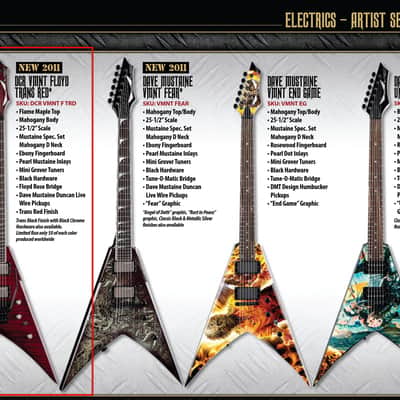Dean DCR Dave Mustaine VMNT Floyd Trans Black (only 50 ever produced) + hardcase image 16