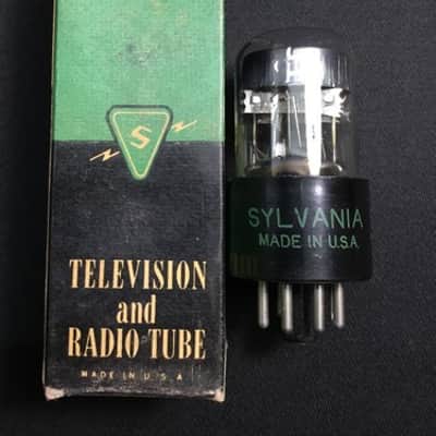 NOS SYLVANIA 6AL7GT Indicator Tuning VACUUM TUBE USA Tested Vintage 2.5791-D image 1