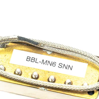 Mini Humbucker Pickup Set – Neck & Bridge – Satin Nickel (Korea-Made, New) image 7