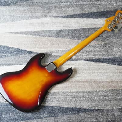 1982 Fender Japan JV Jazz Bass ’62 Vintage Reissue JB62-75 Sunburst MIJ Fujigen image 6