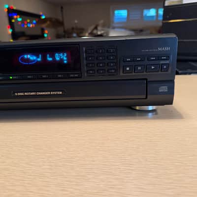 Technics SL-PD8 5 Disc CD Changer Player MASH Optical Out Remote New Belts Works image 6