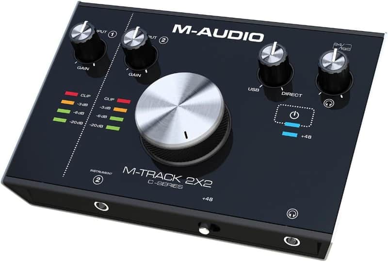M-Audio M-TRACK 2 x 2 C series 2000's - Black image 1
