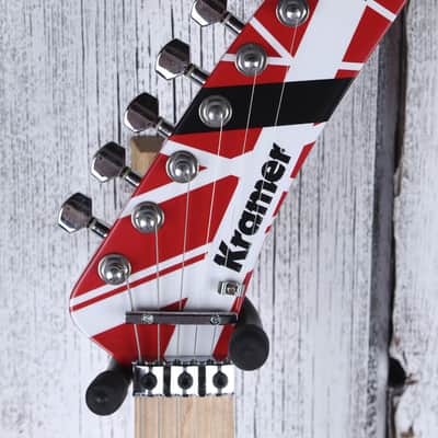 Kramer 1984 Reissue 2005 Eddie Van Halen 5150 Striped Electric Guitar w Gig Bag image 15