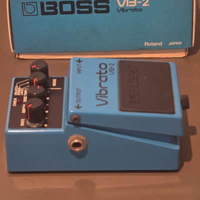 Boss VB-2 Vibrato (First Year) Sept 1982 MIJ Box Manual image 3
