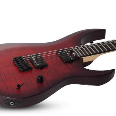 Schecter Sunset-6 Extreme Scarlet Burst image 2