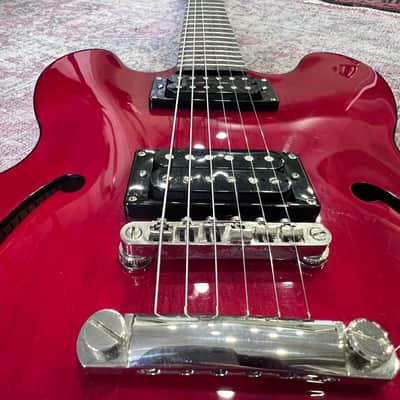 Epiphone Dot Studio Limited Edition 2017 - Cherry with black binding image 5