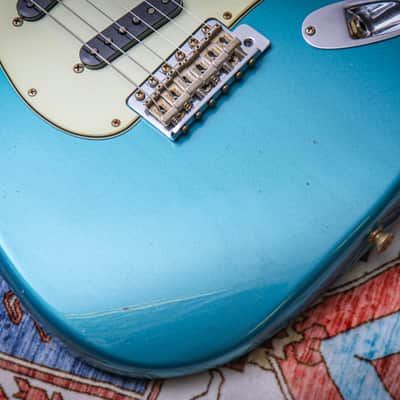 FENDER USA Custom Shop '62 Stratocaster *Dealer Exclusive Flamethrower Journeyman Relic "Ocean Turquoise" (2025) image 12