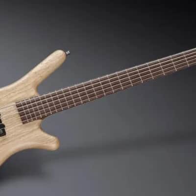 Warwick Pro Series Corvette Standard | 5 String | Passive | Ash | Natural Transparent Satin image 2