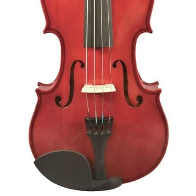 Vivace VA-100-16 Hand Carved Solid Spruce Top 16-Inch Size Standard Viola w/Lightweight Case & Bow image 4