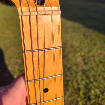 1994 Fender Telecaster MIM squier series red maple rare image 12