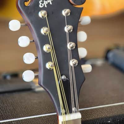 Epiphone F-5 Studio Mandolin 2025 - Vintage Sunburst Satin image 9