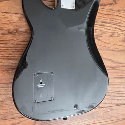 Fender "Squier Series" Standard Precision Bass Active with Rosewood Fretboard 1992 - 1996 - Black image 6