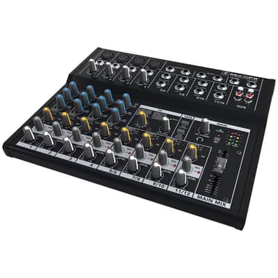 Mackie Mix12FX 12-Channel Compact Mixer with Effects Bundle with 2x Pig Hog 10ft XLR Tour Grade Microphone Cables & Polishing Cloth – Built-In FX, 3-Band EQ, and Stereo RCA I/O image 4