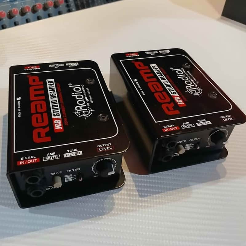 Radial Reamp JCR Studio Reamper 2020s - Black - 2 Units - Guitar, Bass image 1
